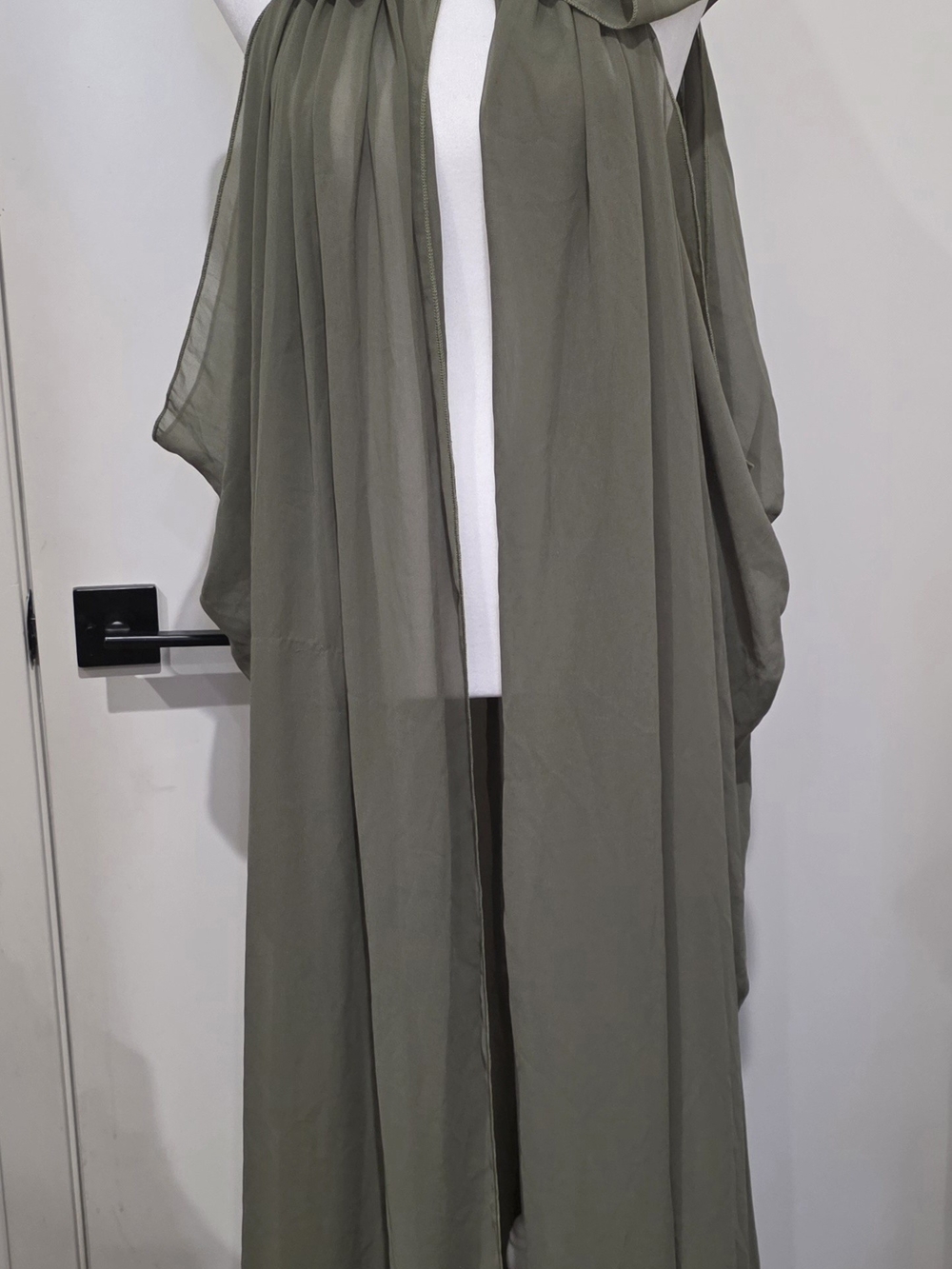 Olive Green Lightweight Women's Hooded Cape